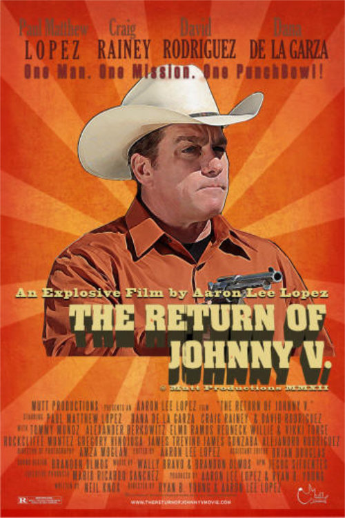 Promotional still featuring Craig Rainey for The Return of Johnny V